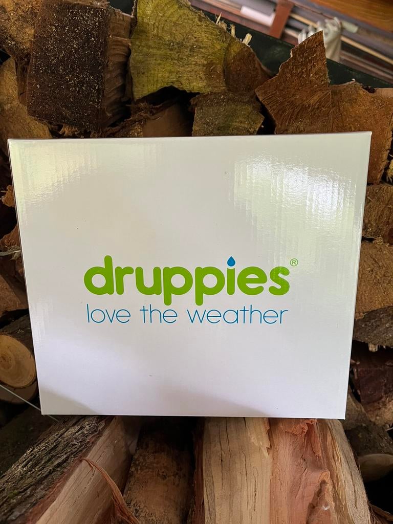 Druppies regenlaarzen in oranje, grijs en blauw, Ophalen of Verzenden, Nieuw, Regenlaarzen, Kinderen