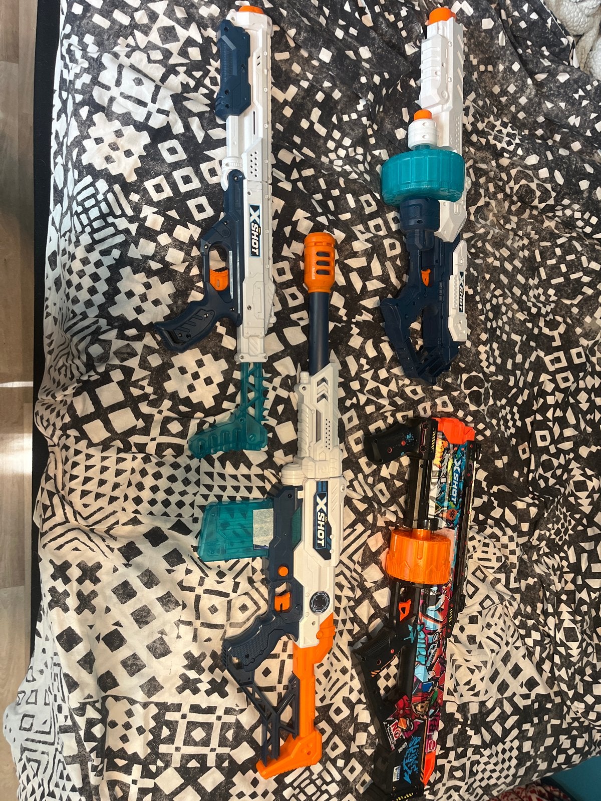 Grote collectie Nerf en X-Shot blasters met accessoires, Ophalen of Verzenden, Gebruikt, Jongen of Meisje