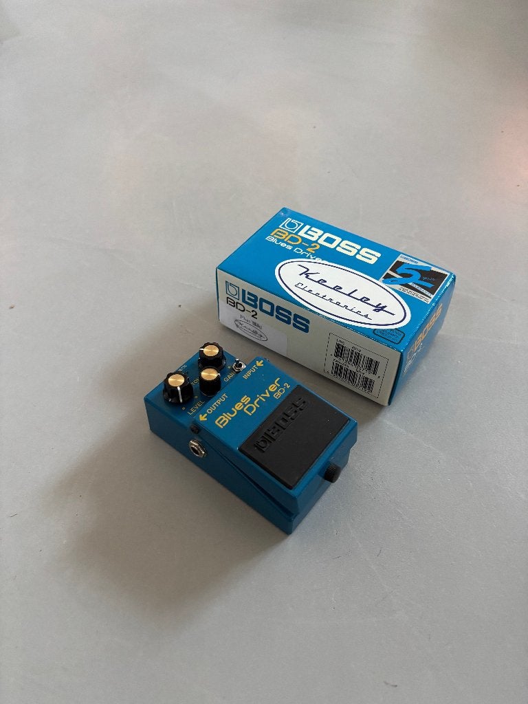 Boss BD-2 Keeley Mod + doos, Muziek en Instrumenten, Ophalen of Verzenden, Zo goed als nieuw, Distortion, Overdrive of Fuzz