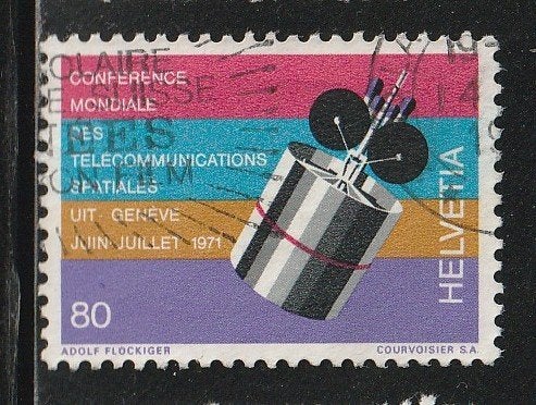 Zwitserland 1971 - Intersat 4, Ophalen, Gestempeld