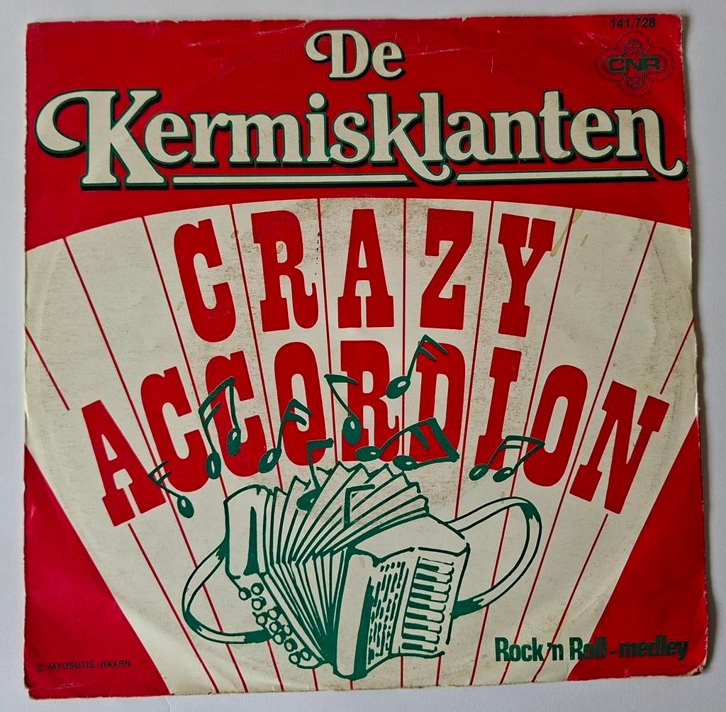 De Kermisklanten        Crazy Accordion, Ophalen of Verzenden, Gebruikt, 7 inch, Single
