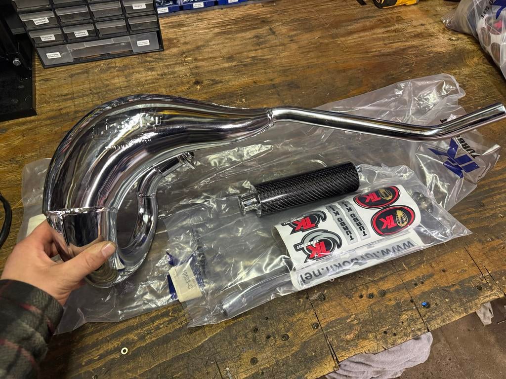 Derbi Turbokit Chrome Uitlaat Nieuw - Aanbieding!, Derbi, Derbi, Nieuw, Uitlaat