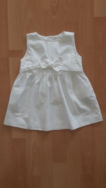 Witte jurk met strik Zara maat 92, Ophalen of Verzenden, Zara kids, Meisje, Jurk of Rok