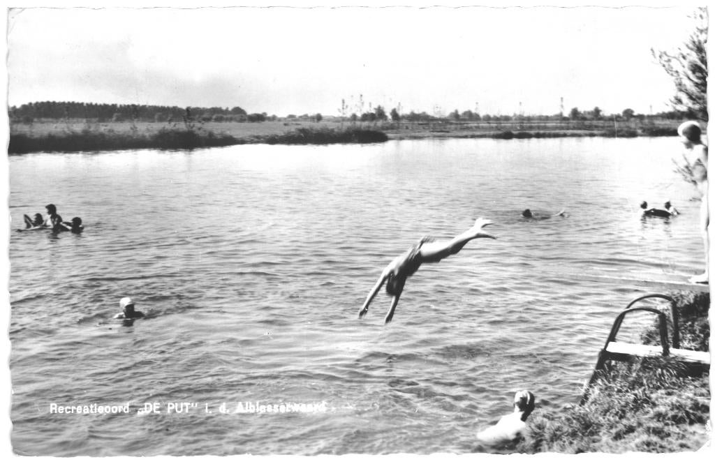 967037 Alblasserwaard Ottoland ZH 1962 Recreatieoord De Put, Verzamelen, Ansichtkaarten | Nederland, Ophalen of Verzenden, 1960 tot 1980