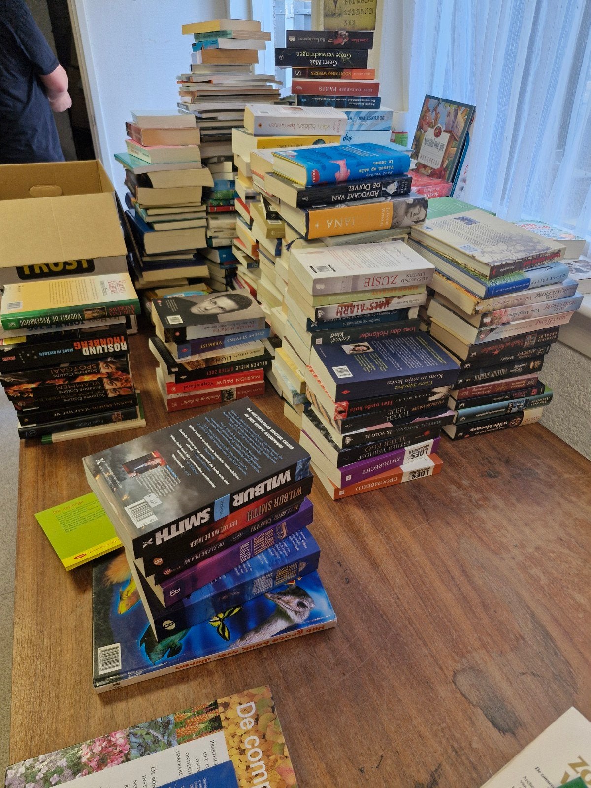Grote partij boeken (100+ bananendozen) - Divers aanbod, Ophalen, Gelezen, Verschillende onderwerpen