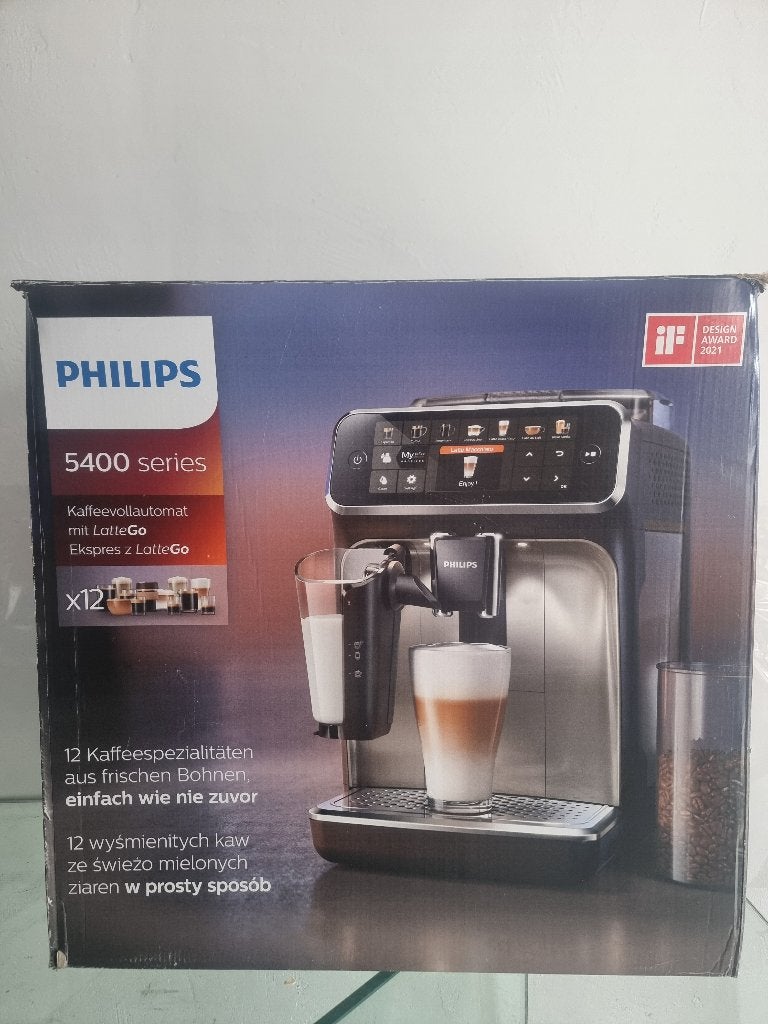 Phillips koffiezetapparaat 5400 series, Witgoed en Apparatuur, Ophalen, 10 kopjes of meer, Koffiemachine, Zo goed als nieuw