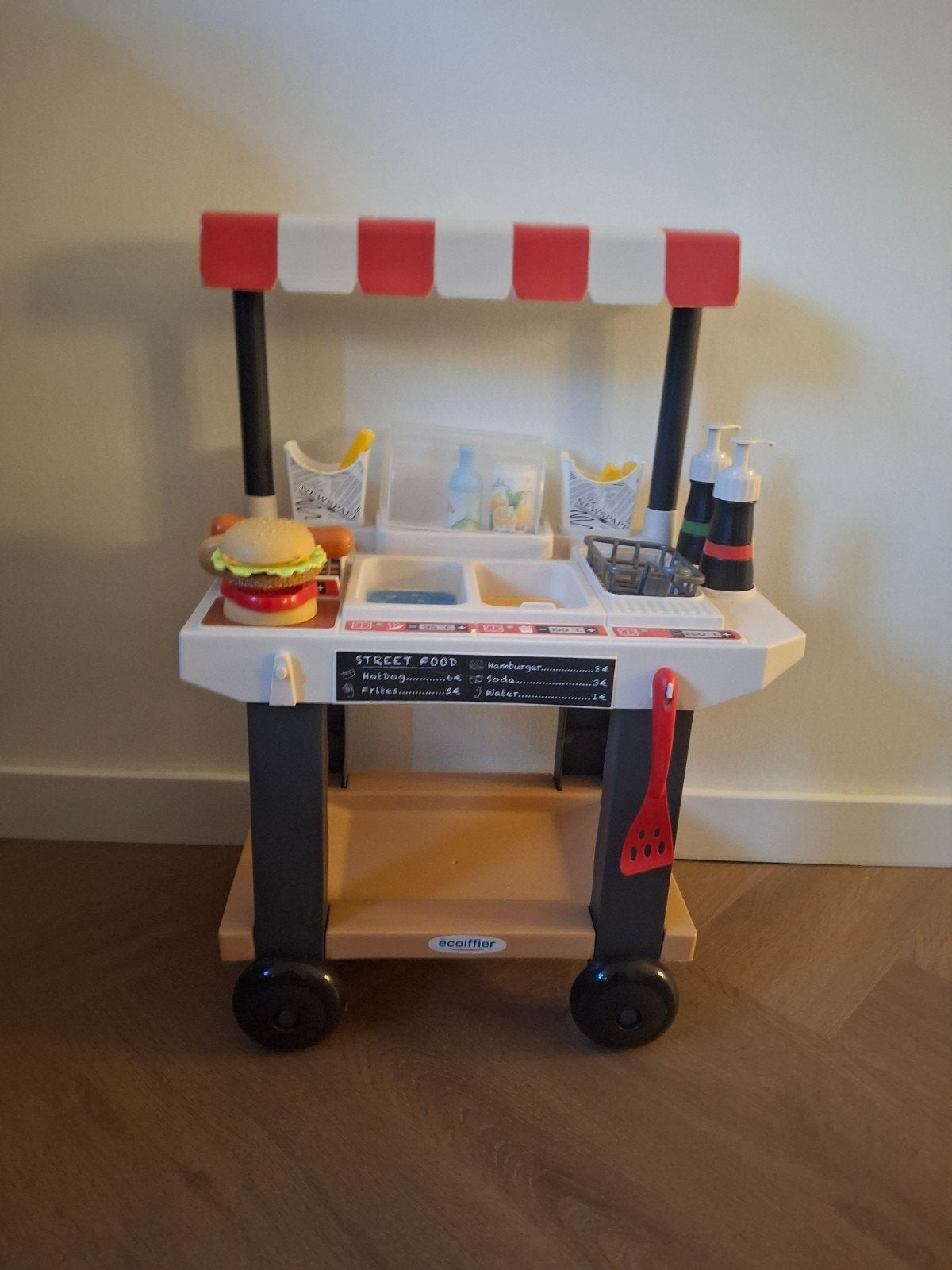 Ecofiffier Street Food Speelgoedkraam (niet compleet), Ophalen of Verzenden, Gebruikt, Jongen of Meisje