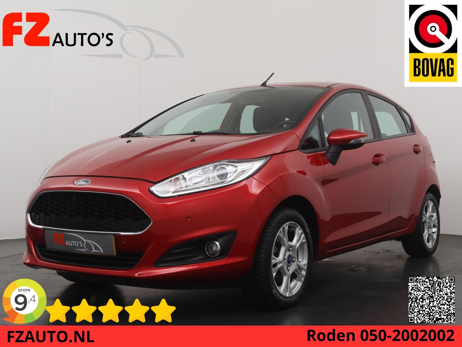 Ford Fiesta 1.0 Style Ultimate - Navigatie - Lichtmetalen ve, Auto's, Voorwielaandrijving, Stof, Euro 6, 525 kg