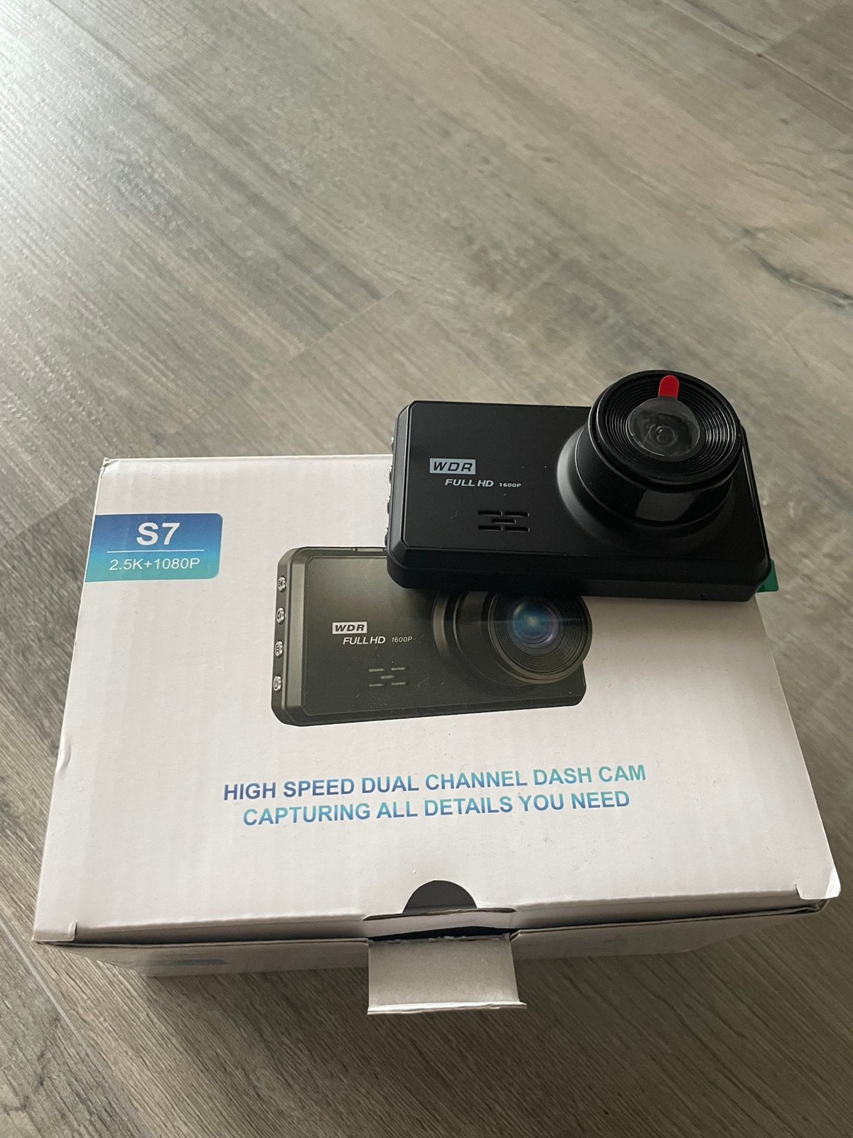 Nieuwe dashcam camera dual chanel S7 2.5K + 1080P, Ophalen, Nieuw