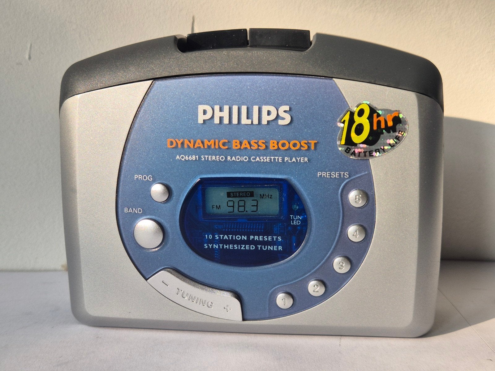 Philips AQ6681 Walkman Cassette Player Nieuw! Werkt Perfect!, Ophalen of Verzenden, Walkman
