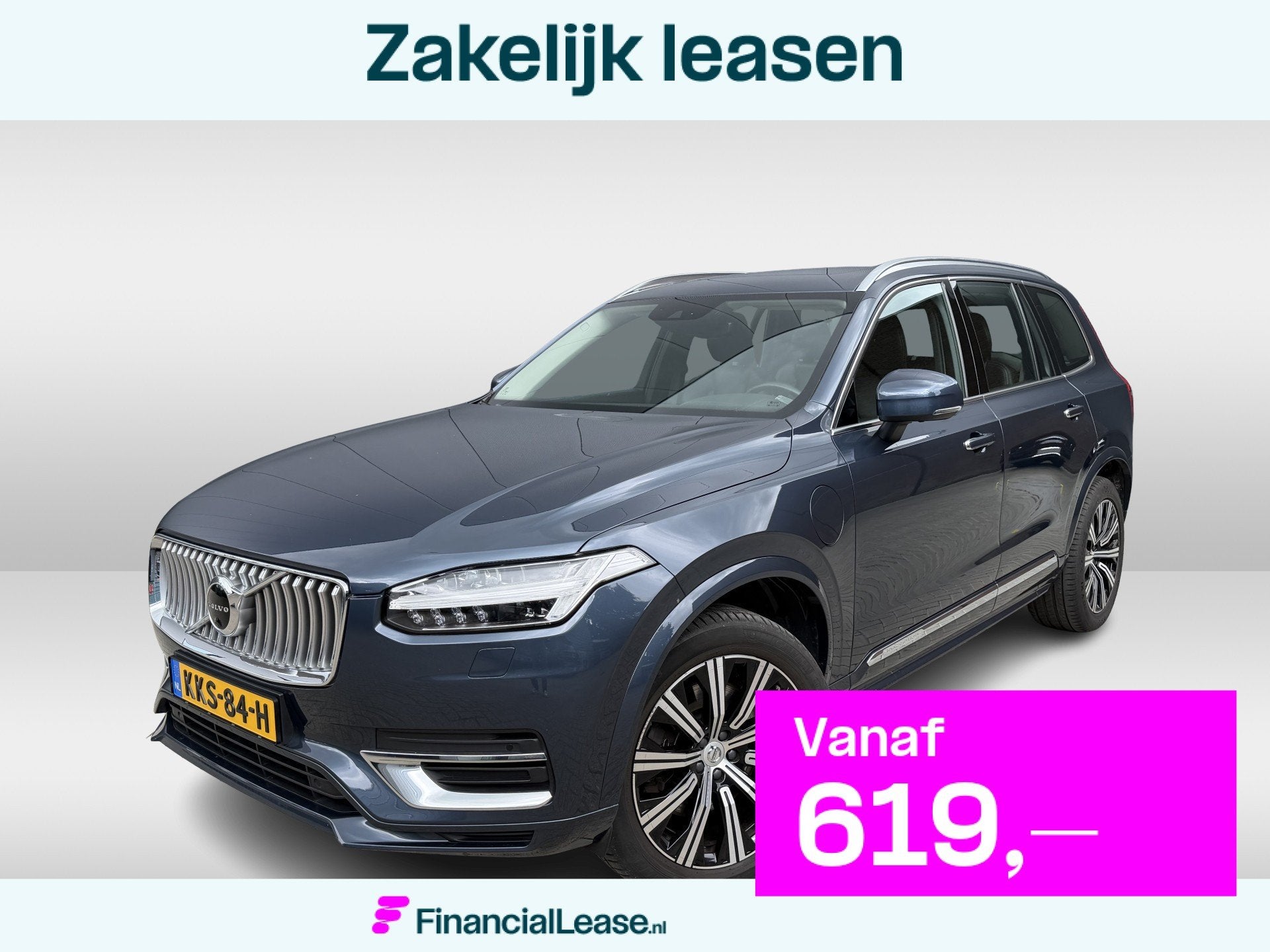 Volvo XC90 2.0 T8 Twin Engine AWD Inscription Intro Edition, Gebruikt, 4 cilinders, Blauw, 7 stoelen