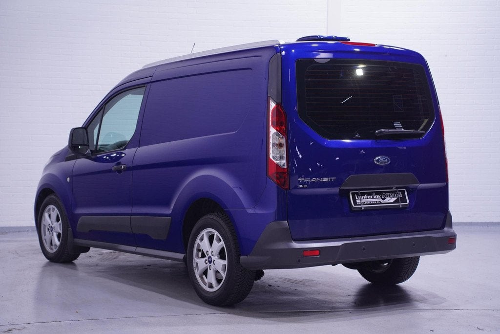 Ford Transit Connect 1.5 TDCI 120 pk Automaat Trend L1 Navi,, Auto's, Stof, Gebruikt, 4 cilinders, Blauw