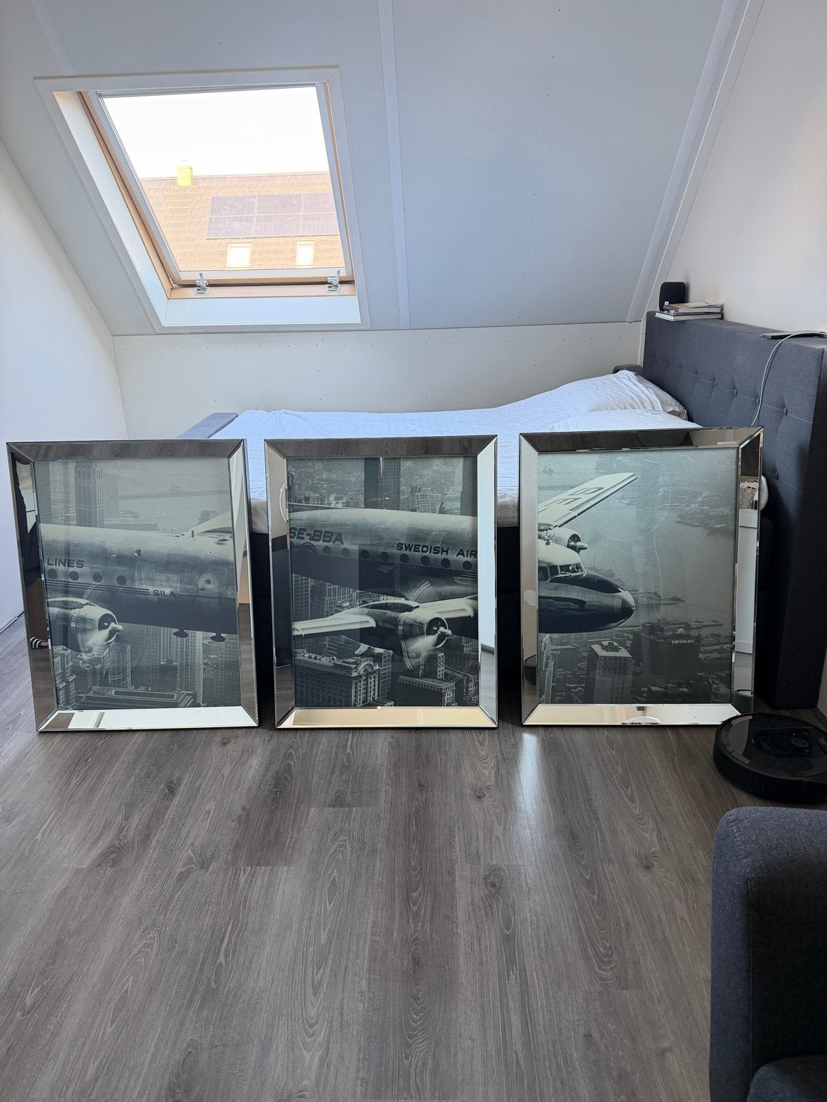 Prachtige spiegellijsten set van 3 Eric Kuster stijl, Ophalen of Verzenden, Rechthoekig, 50 tot 100 cm, Minder dan 100 cm