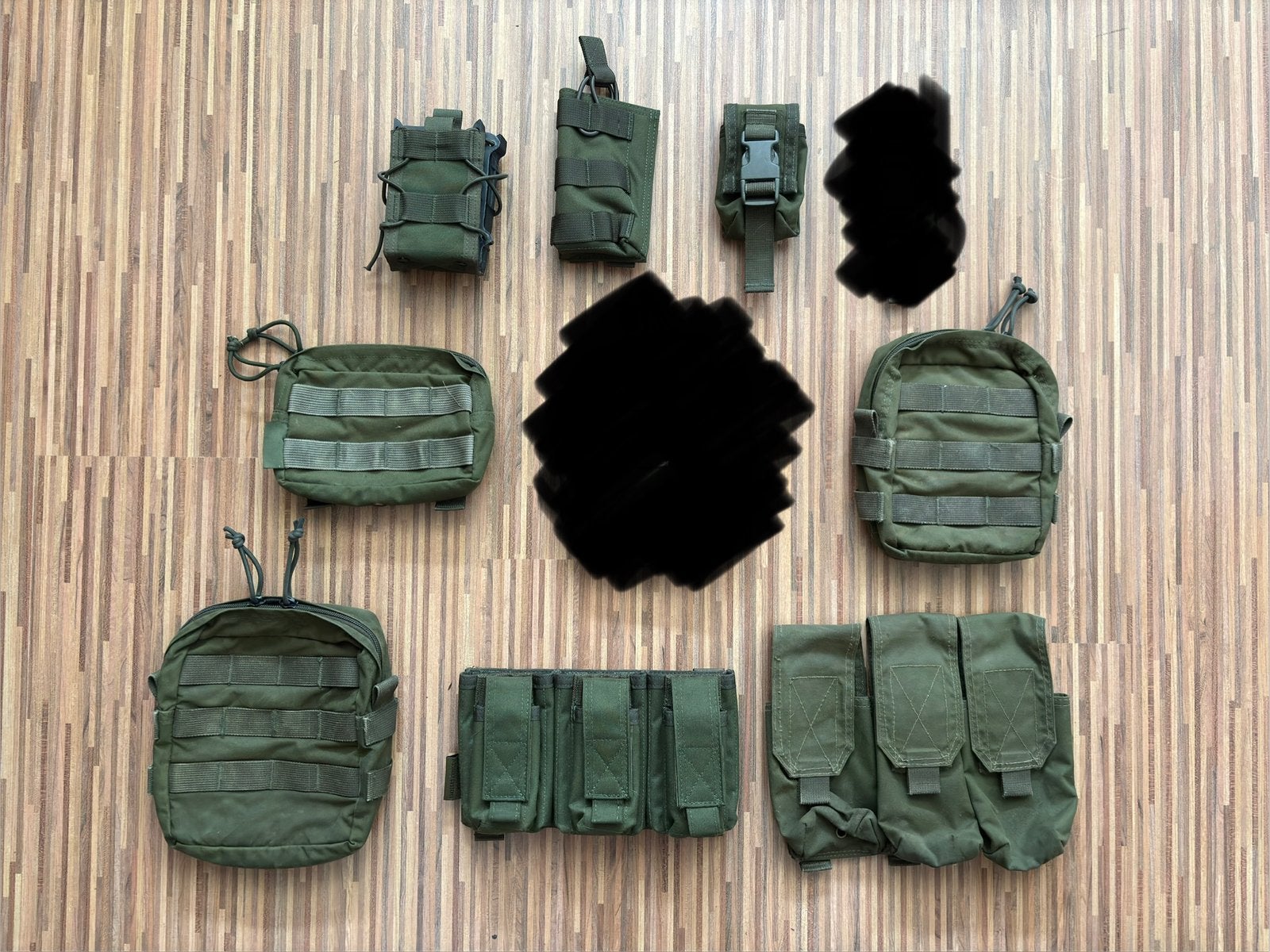 Warrior Assault Systems Pouches Olive Drab (OD), Verzamelen, Militaria | Algemeen, Ophalen of Verzenden, Landmacht, Nederland
