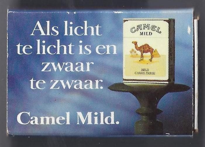 Lu892 luciferdoosje camel, Verzamelen, Rookartikelen, Aanstekers en Luciferdoosjes, Ophalen of Verzenden, Zo goed als nieuw, Luciferdoosjes of -merken
