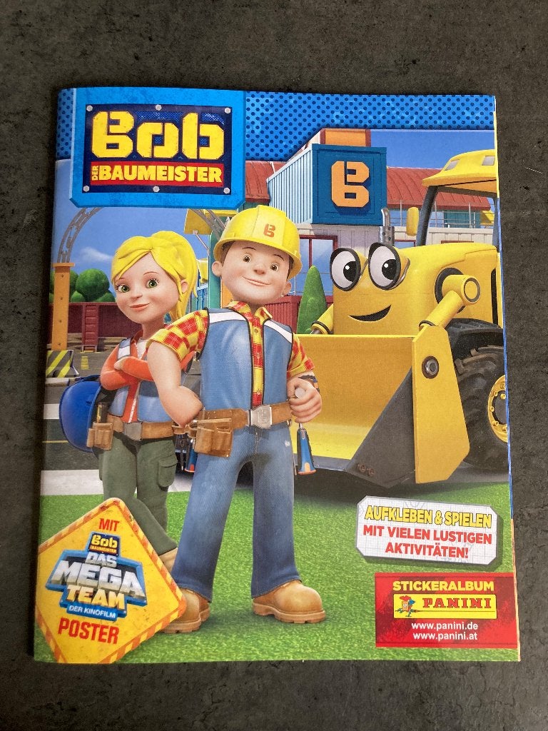 Panini - Bob de Bouwer - Das Mega Team - Het Mega Team, Verzamelen, Ophalen of Verzenden, Nieuw