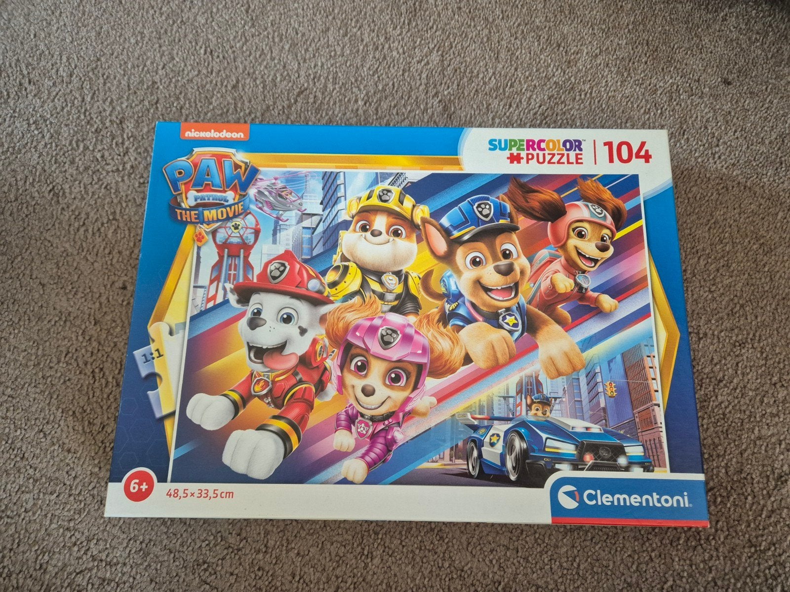 Paw patrol puzzel, Ophalen, Meer dan 50 stukjes, Zo goed als nieuw, 4 tot 6 jaar