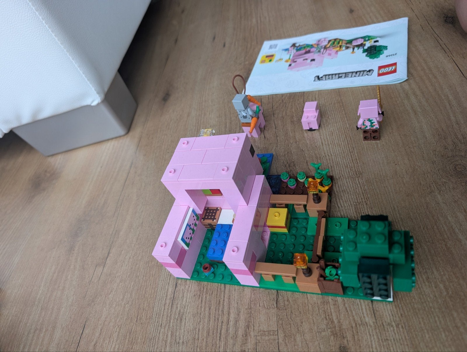 LEGO Minecraft Het Varkenshuis (21170) - Compleet, Minecraft, Lego, Inclusief instructies, Ophalen of Verzenden