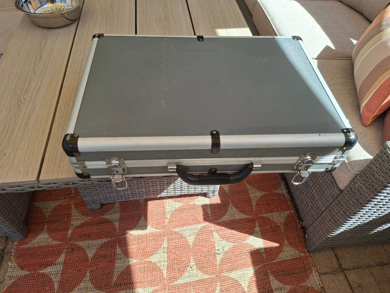graris Stevige aluminium koffer - ideaal voor gereedschap, Sieraden, Tassen en Uiterlijk, Koffers, Ophalen, Gebruikt, 50 tot 60 cm