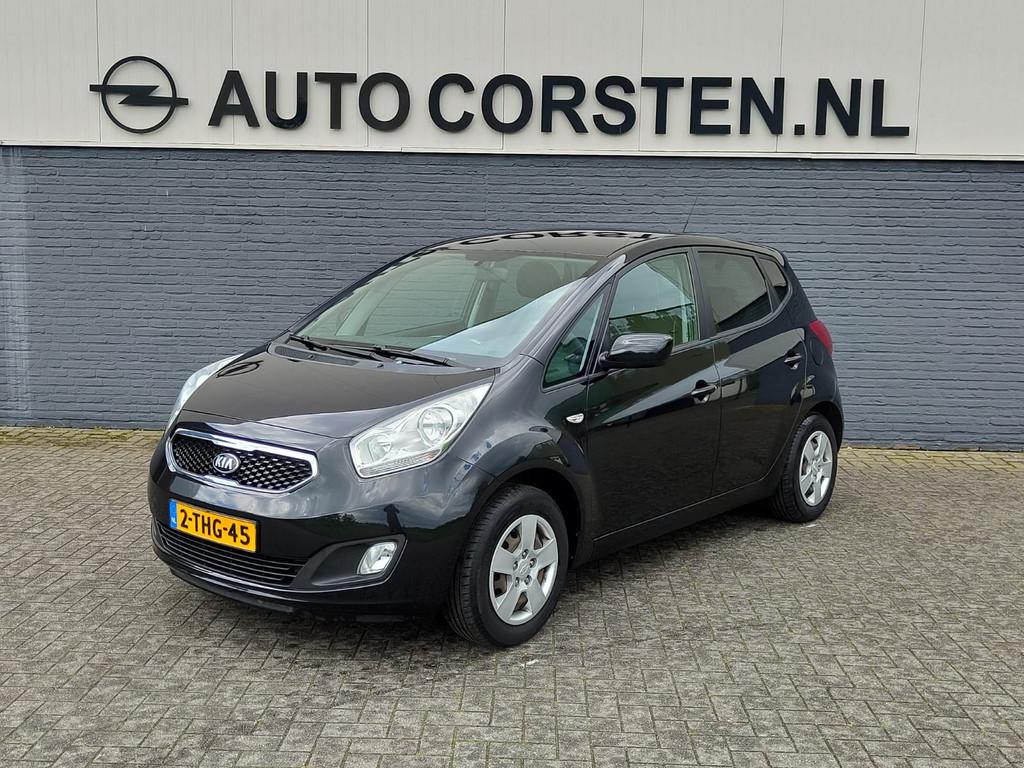 Kia Venga 1.4 CVVT Trekhaak Camera CruiseControl Navi Blueto, Voorwielaandrijving, Euro 5, Gebruikt, Zwart