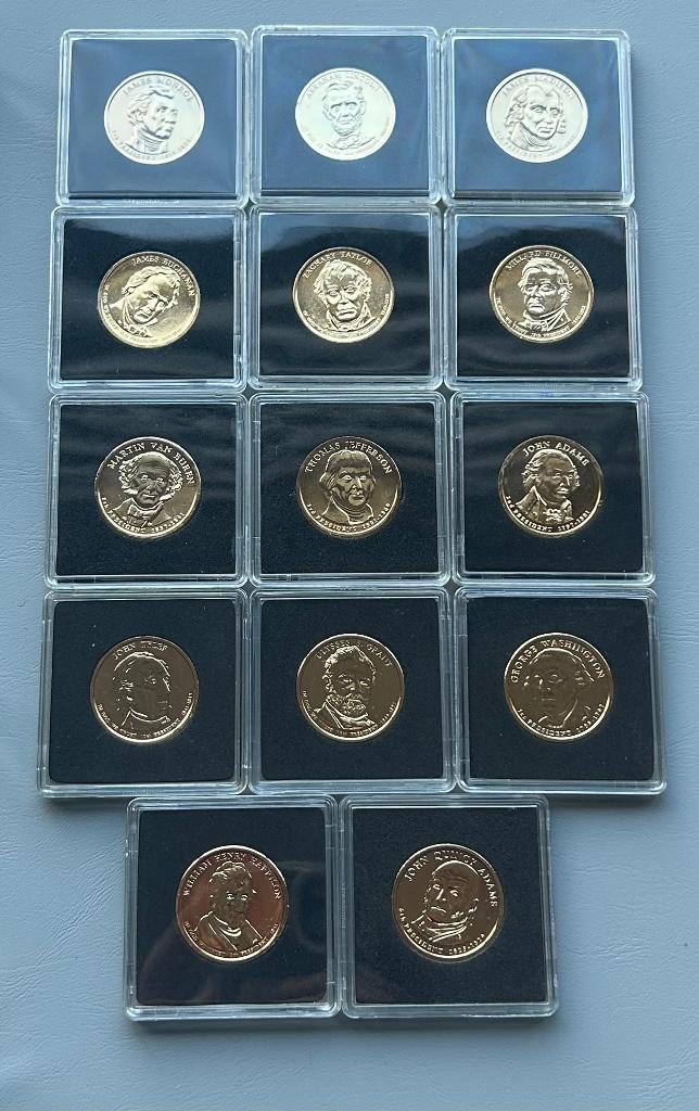 Amerikaanse 1 dollar president penningen, Postzegels en Munten, Munten | Amerika, Ophalen of Verzenden, Noord-Amerika