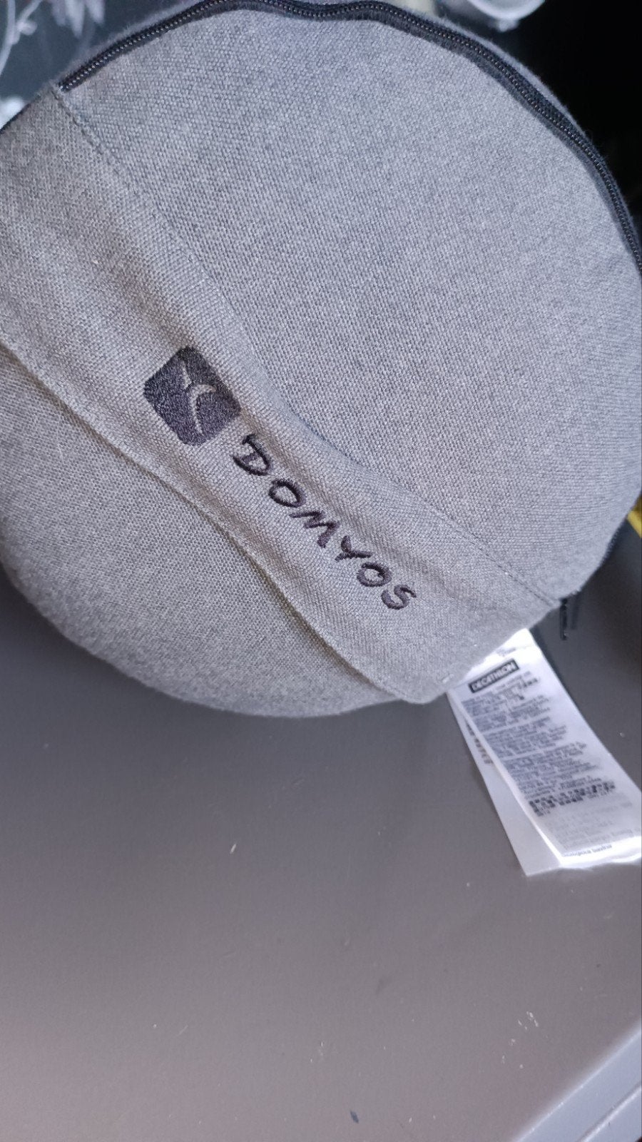 Domyos yogakussen - grijs, Ophalen, Zo goed als nieuw, Yoga-accessoire
