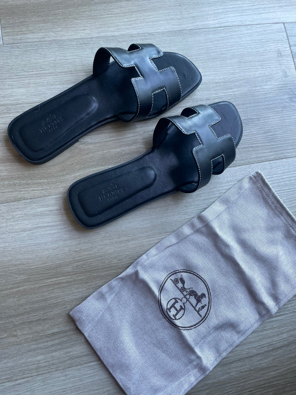 Hermès sandalen, Verzenden, Zwart, Nieuw, Sandalen of Muiltjes