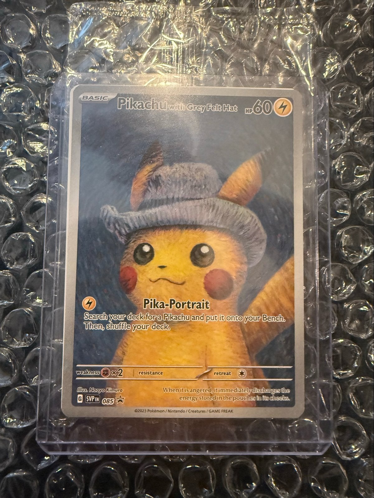 Pikachu Van Gogh Pokémon kaart, Ophalen of Verzenden, Nieuw, Losse kaart