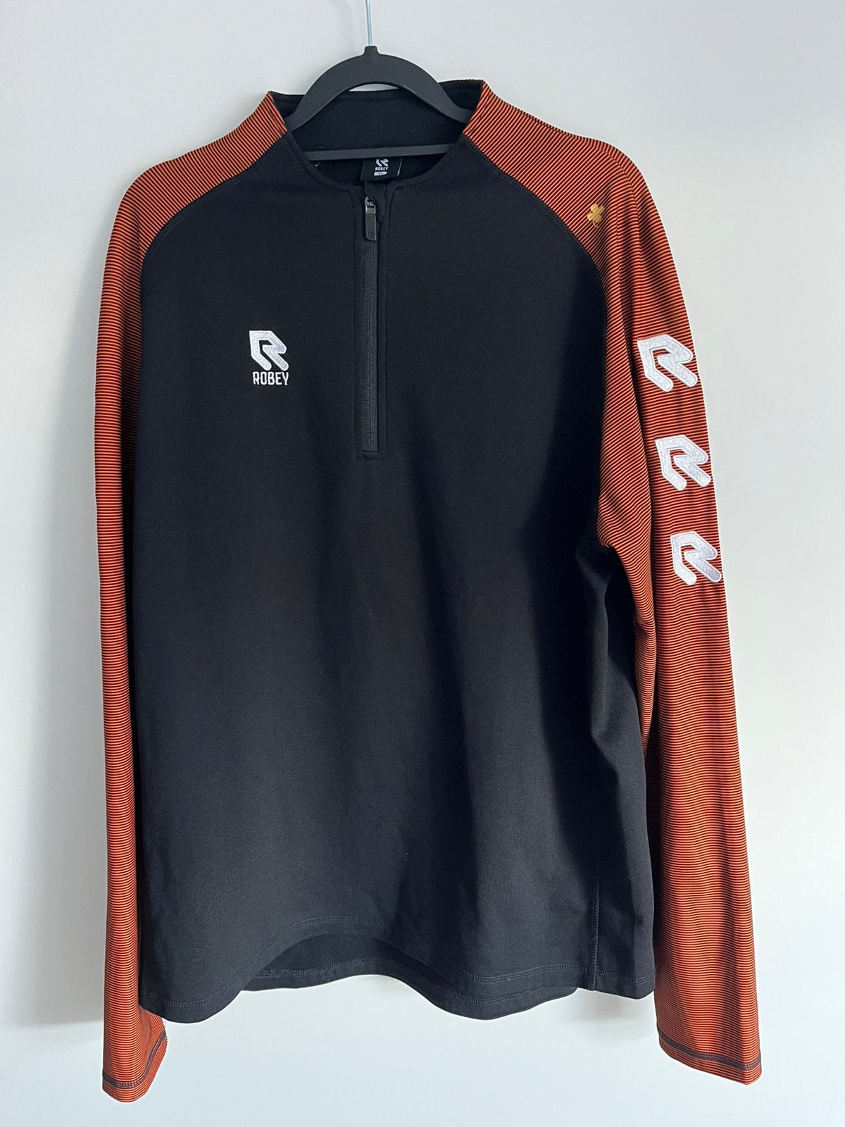Robey Performance Ziptop trui sport traing maat XL *NIEUW*, Zwart, Ophalen of Verzenden, Voetbal, Maat 56/58 (XL)
