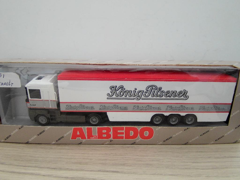 Albedo 1/87 Renault AE Magnum König-Pilsener, Verzenden, Zo goed als nieuw, Bus of Vrachtwagen, Overige merken