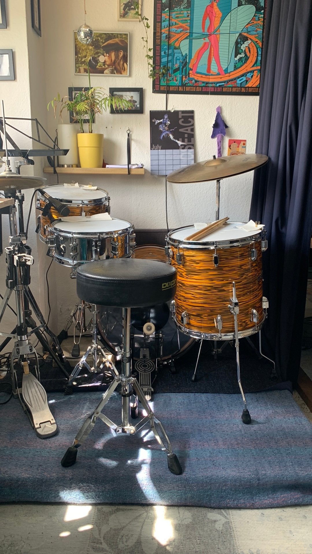Pearl President Series, Sunset Ripple - shellkit, Ophalen, Zo goed als nieuw, Pearl