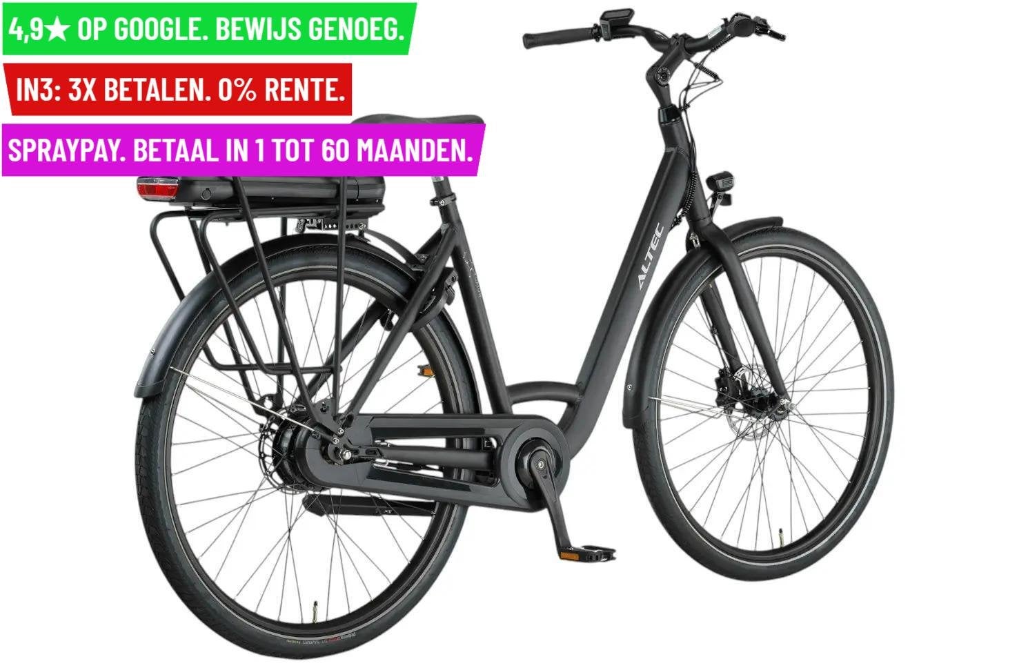 Altec Orion E-bike 28 inch 52cm 468Wh AW Mat Zwart, Overige merken, 9713 Bv Groningen, Nieuw, Altec