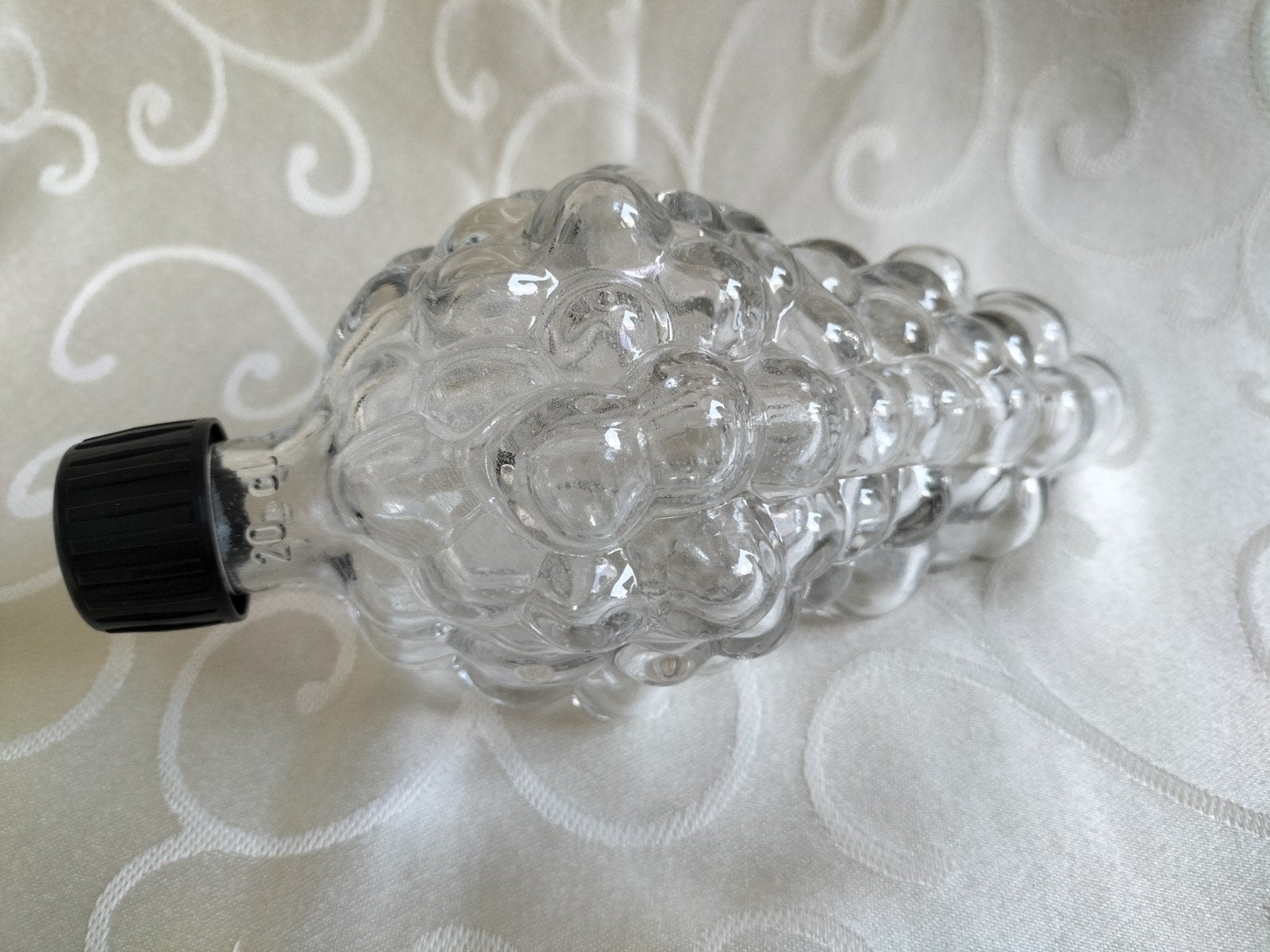 Vintage Glazen Druiventros Flesje - 20 cl, Antiek en Kunst, Antiek | Glas en Kristal, Ophalen of Verzenden