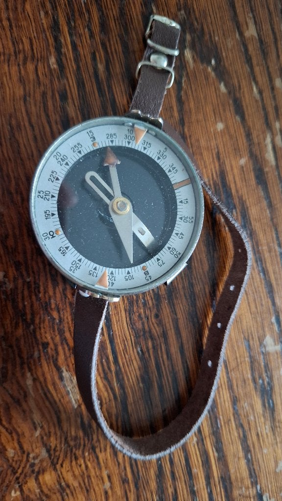vintage kompas dia 50 mm, Ophalen of Verzenden, Gebruikt, Gps of Kompas