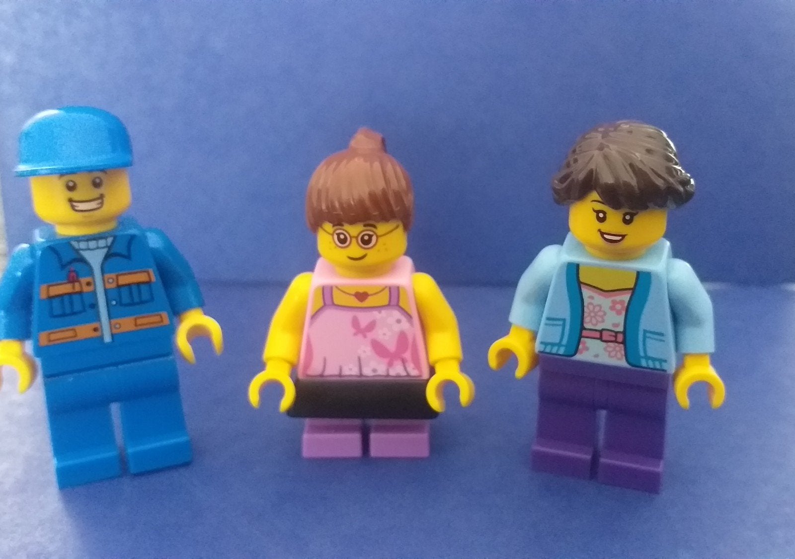 Set van 3 NIEUWE lego city poppetjes MAN VROUW MEISJE SET 2, City, Lego, Nieuw, Ophalen of Verzenden