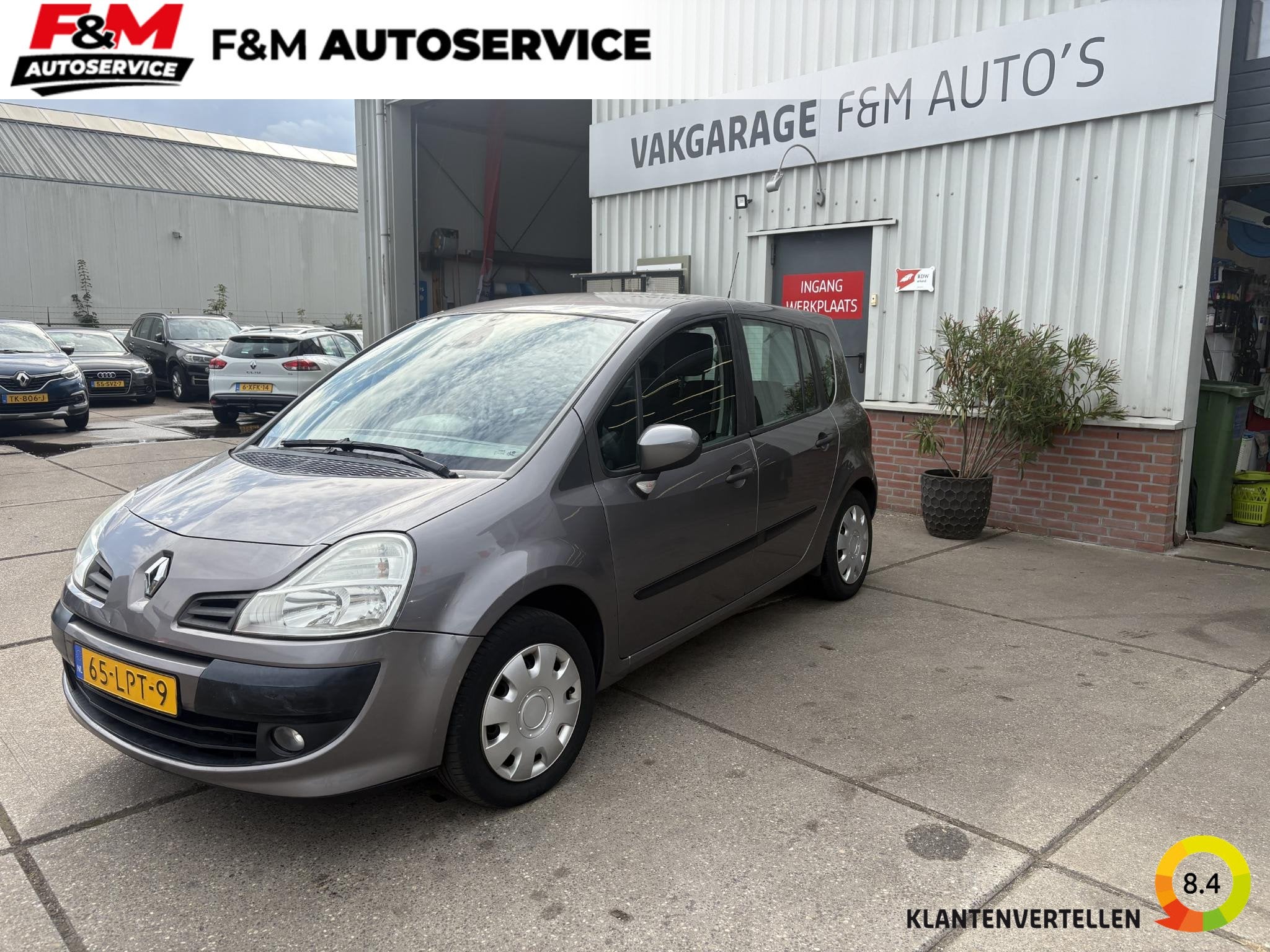 Renault Grand Modus 1.6-16V Expression Automaat, airco, crui, Auto's, Stof, Gebruikt, 1210 kg, Origineel Nederlands
