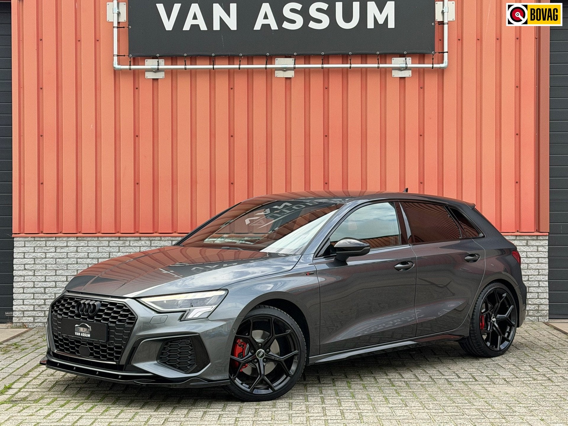 Audi A3 SPORTBACK 35 TFSI 3x S-Line Camera 19"RS DAB S3 Carp, Auto's, Dealer onderhouden, 4 cilinders, 150 pk, Leder en Stof