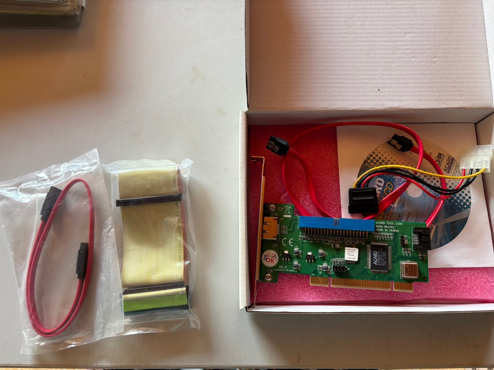 SATA / IDE controller PCI kaart Windows 98 en later., Ophalen of Verzenden, Zo goed als nieuw, Overige typen