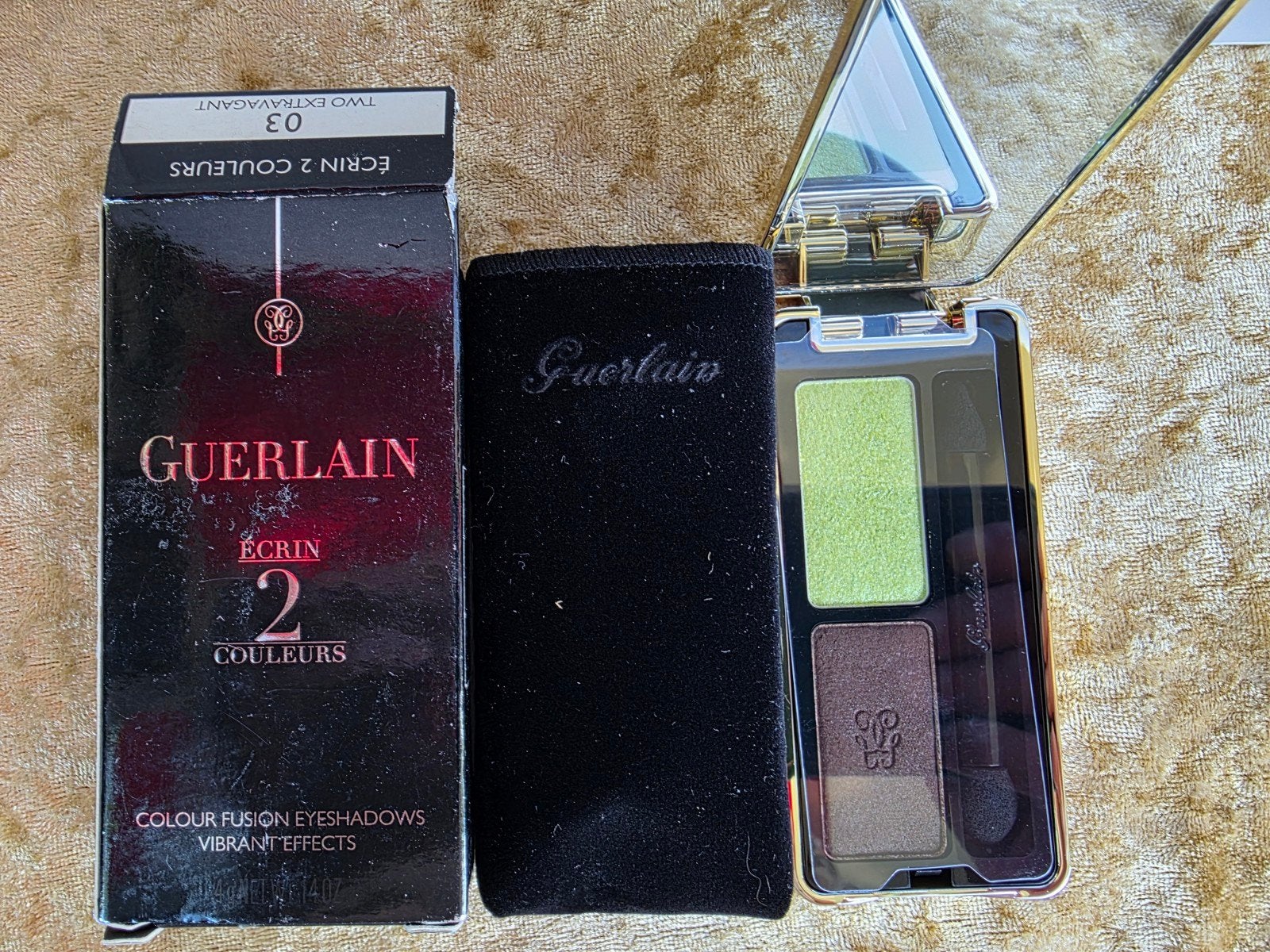 Guerlain Écrin 2 Couleurs Oogschaduw - 03 Two Extravagant, Ogen, Guerlain, Nieuw, Ophalen of Verzenden