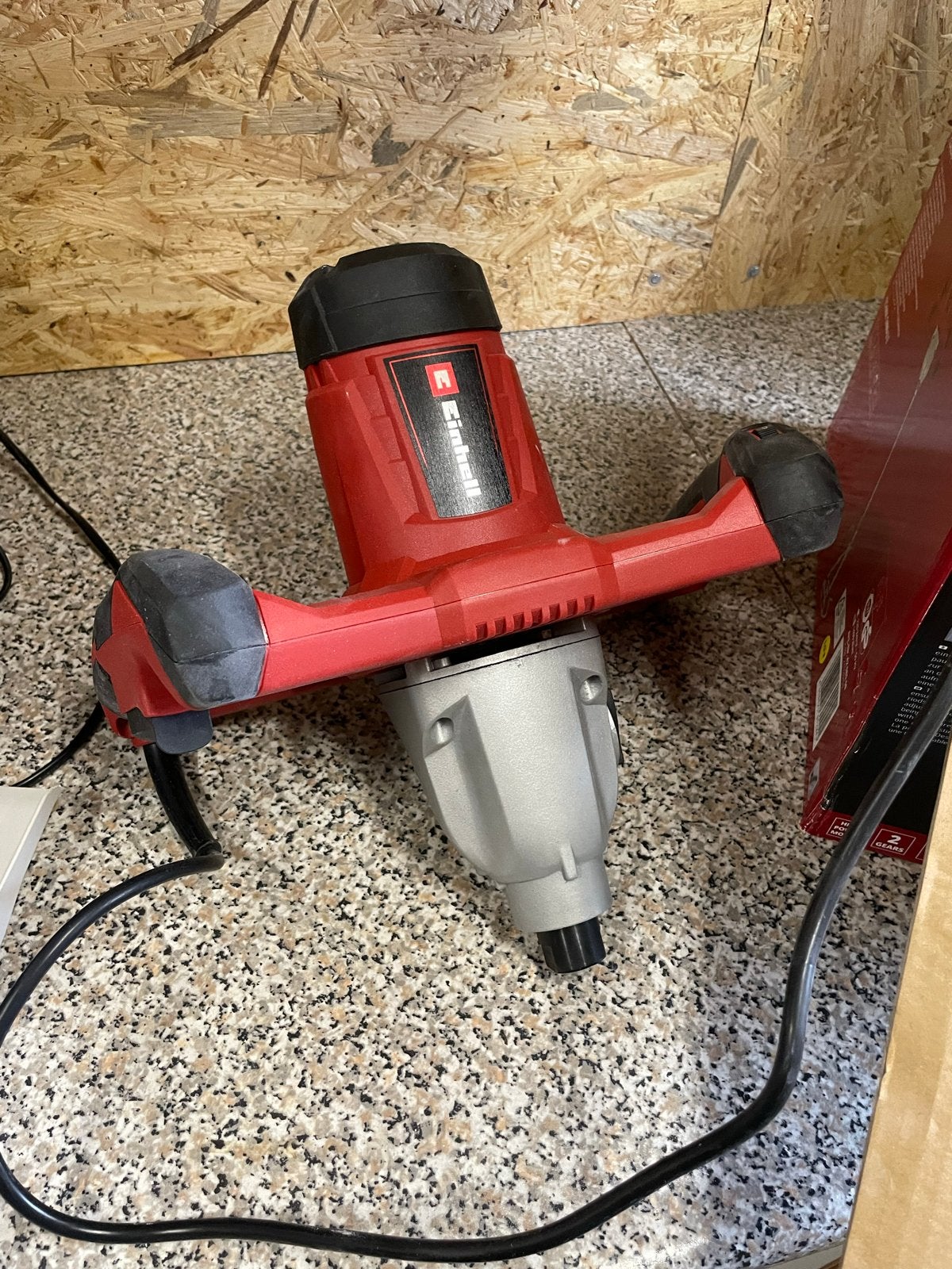Einhell TC-MX 1400-2 E verfmenger - Slechts 1 keer gebruikt, Doe-het-zelf en Verbouw, Gereedschap | Overige machines, Ophalen of Verzenden