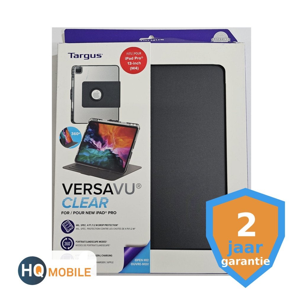 Targus VersaVu Clear Case - for iPad Pro 13, Niet ingevuld, 13 inch of meer, IPad Pro 13, Niet ingevuld