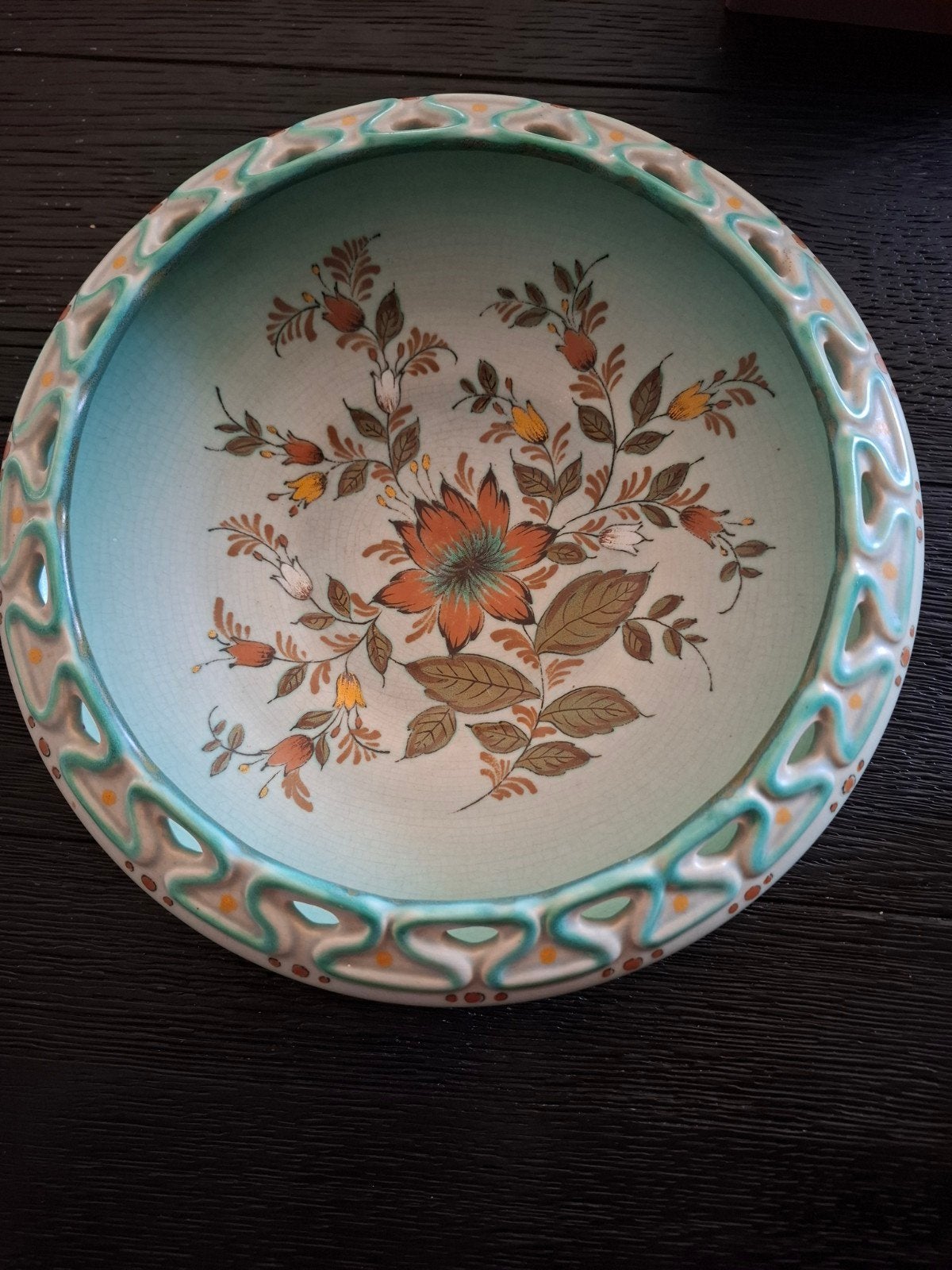 Gouds plateel decor "Kaba", Antiek en Kunst, Ophalen
