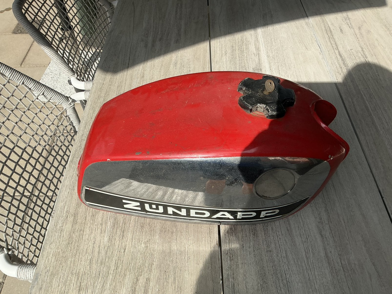 Te koop zundapp 529 lange banen tank ., Ophalen of Verzenden, Gebruikt, Tank