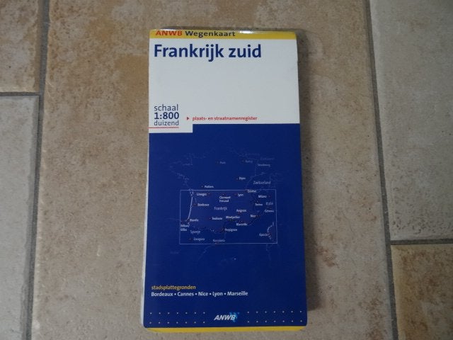 anwb wegenkaart Frankrijk zuid, Boeken, Atlassen en Landkaarten, Ophalen of Verzenden, 2000 tot heden, Frankrijk, Landkaart