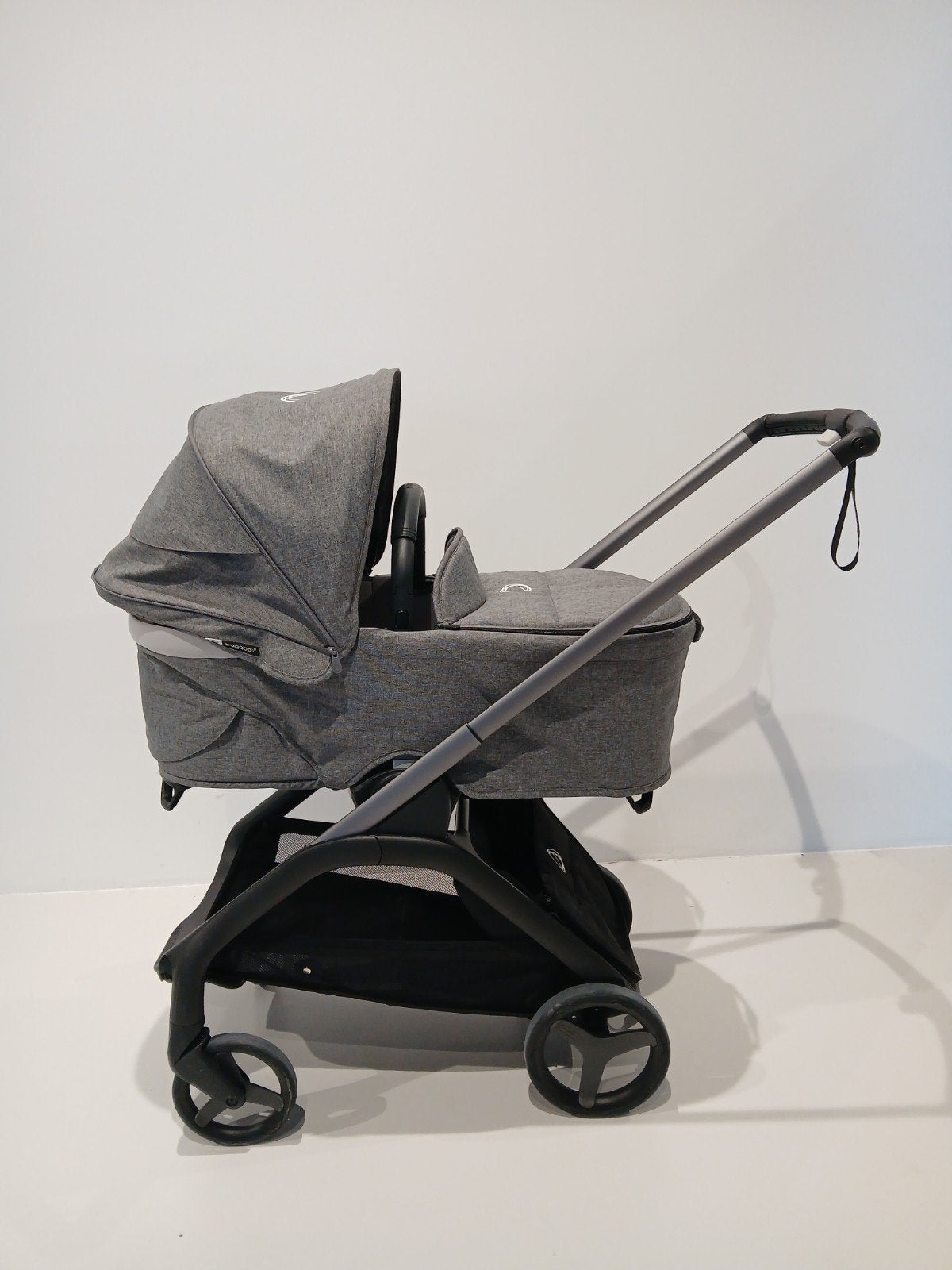 Bugaboo Dragonfly Grey Melange Kinderwagen 2-in-1, Ophalen, Zo goed als nieuw, Overige merken, Verstelbare rugleuning