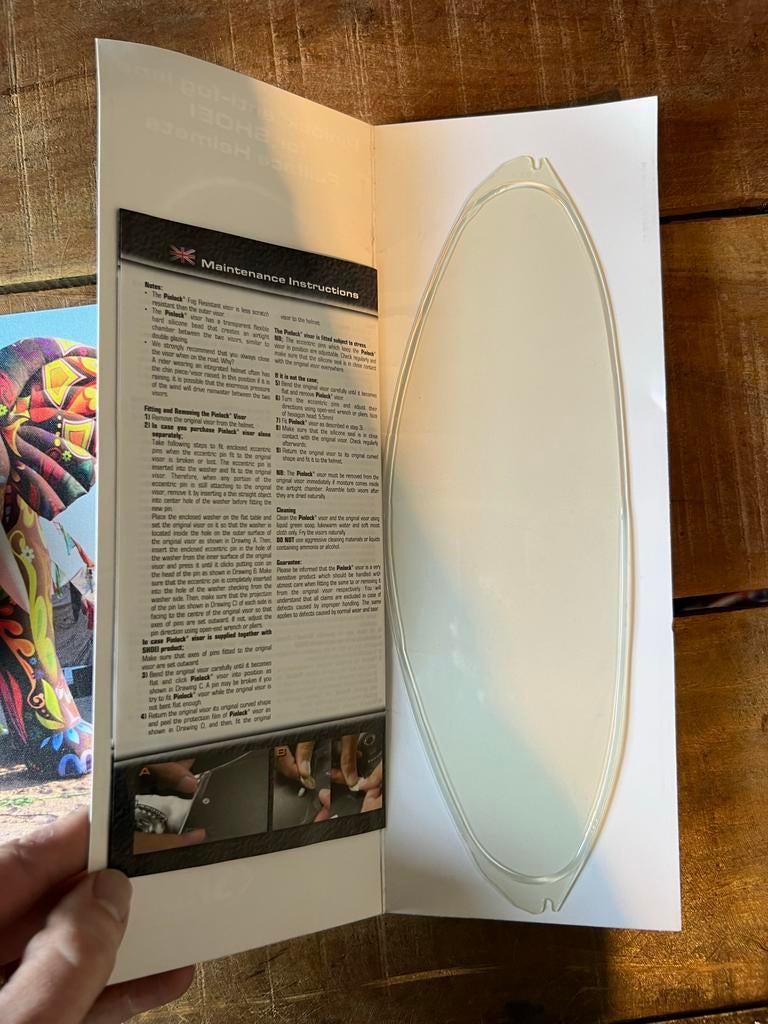 Pinlock anti-condens lens voor Shoei CX-1/CX-1V vizier, Motoren, Kleding | Motorhelmen, Ophalen of Verzenden, Nieuw met kaartje