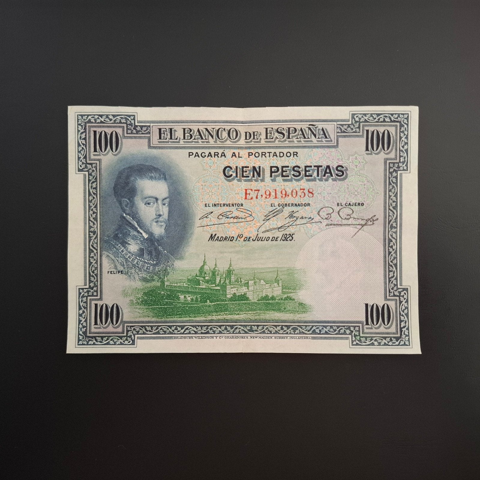 100 peseta Spanje #068, Verzenden, Overige landen, Los biljet