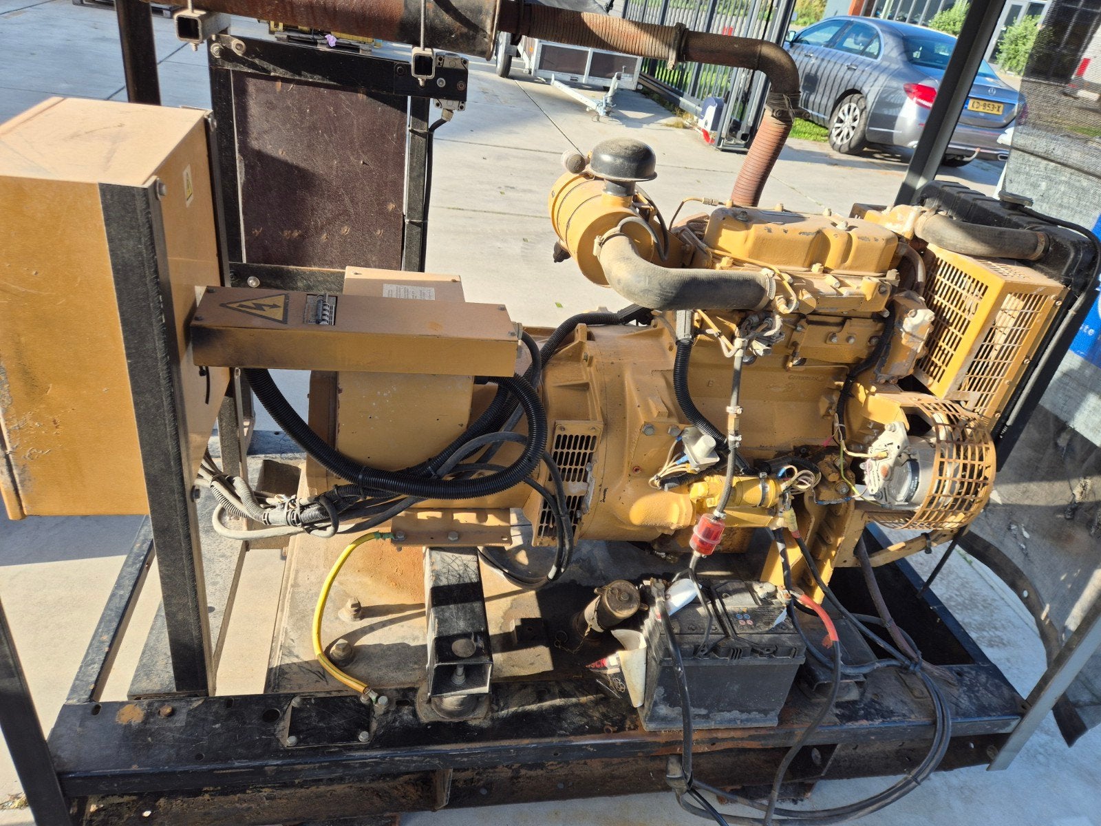 Perkins Wilson 30 kva aggregaat, Ophalen, Gebruikt, Elektrisch startend, Dieselolie
