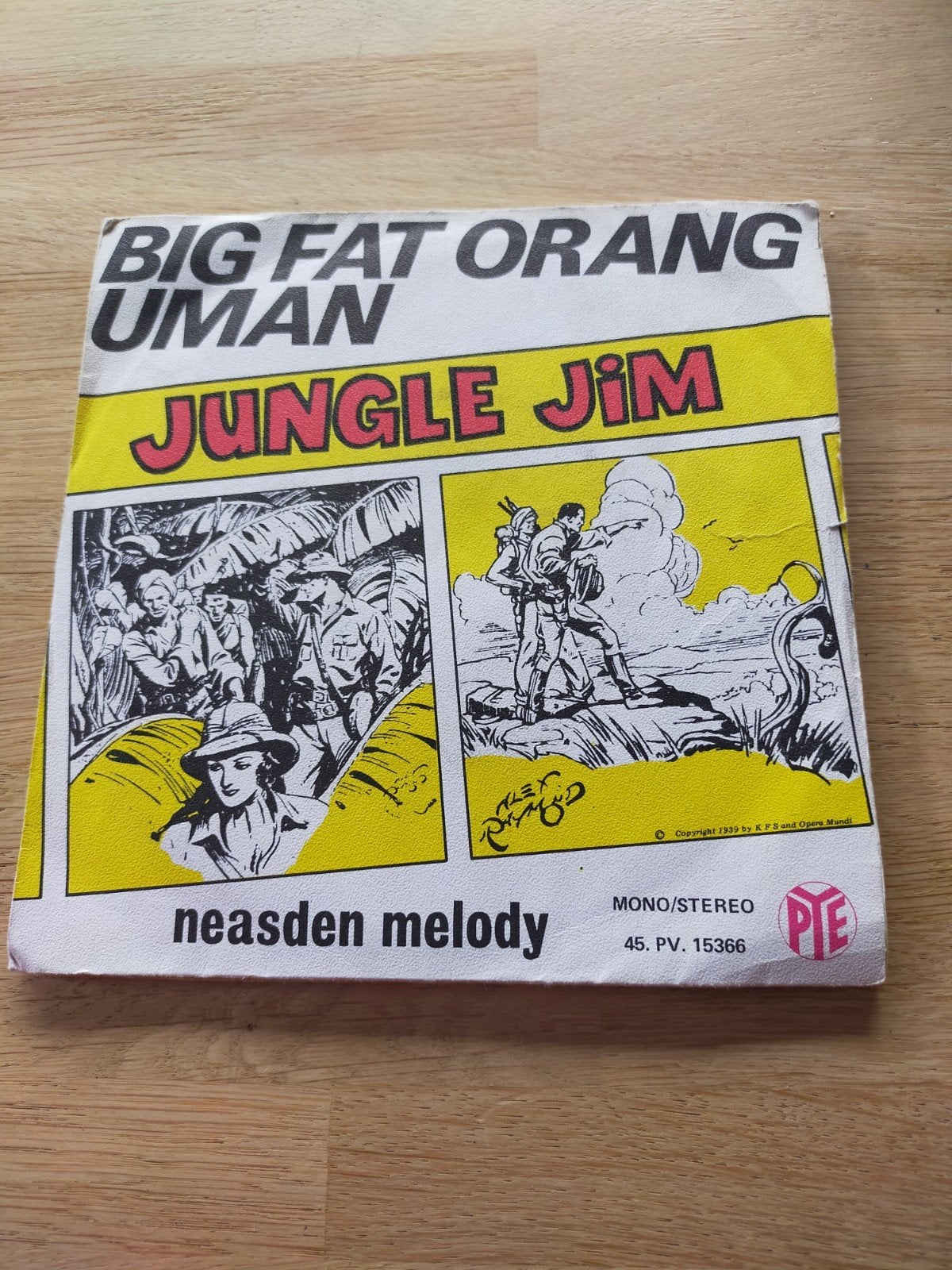 Jungle Jim , big fat orang uman, Ophalen of Verzenden, Zo goed als nieuw, Pop
