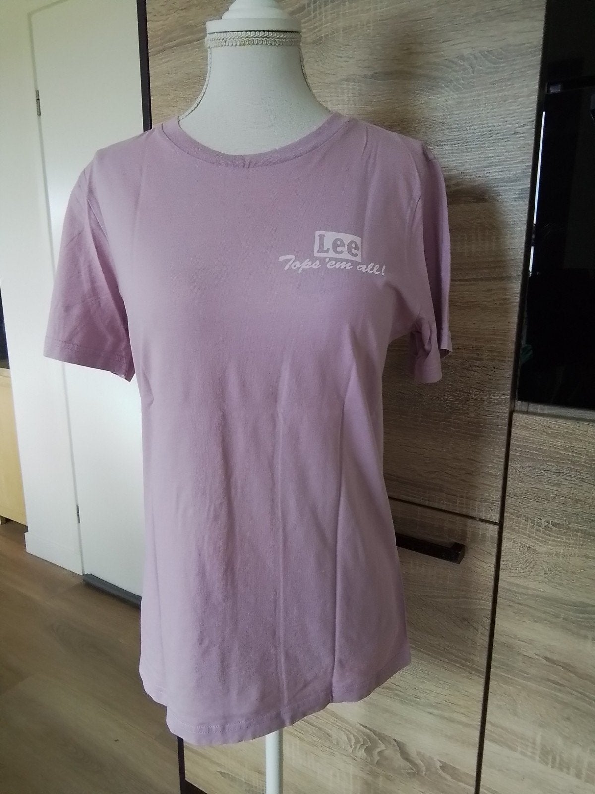 Zgan shirt Lee mt S, Paars, Ophalen of Verzenden, Zo goed als nieuw, Korte mouw